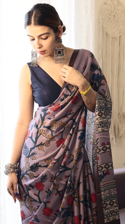 ♕Raatkali - Satin Georgette Saree♕