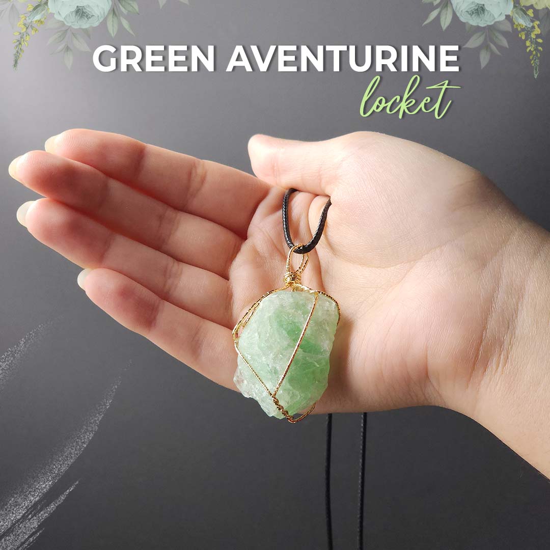 Green Aventurine Locket