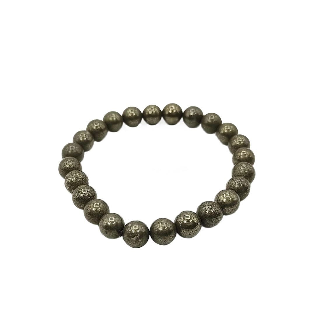 The Unstoppable Combo (Pyrite Bracelet, Tiger eye Pendant)