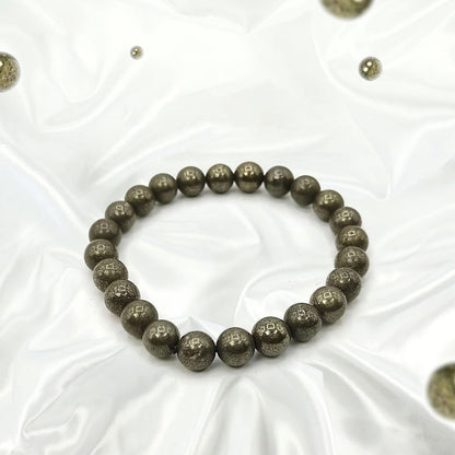 The Unstoppable Combo (Pyrite Bracelet, Tiger eye Pendant)