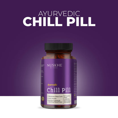 Nuskhe by Paras Ayurvedic Chill Pill for sleep and managing anxiety