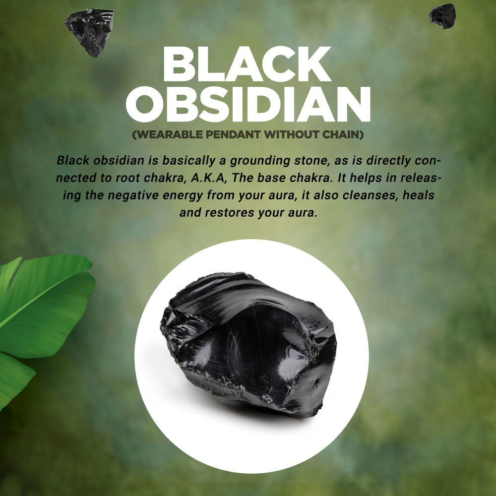 Black Obsidian Pendant