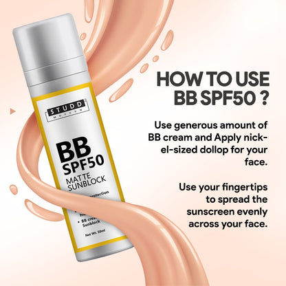 BB SPF 50 sunscreen