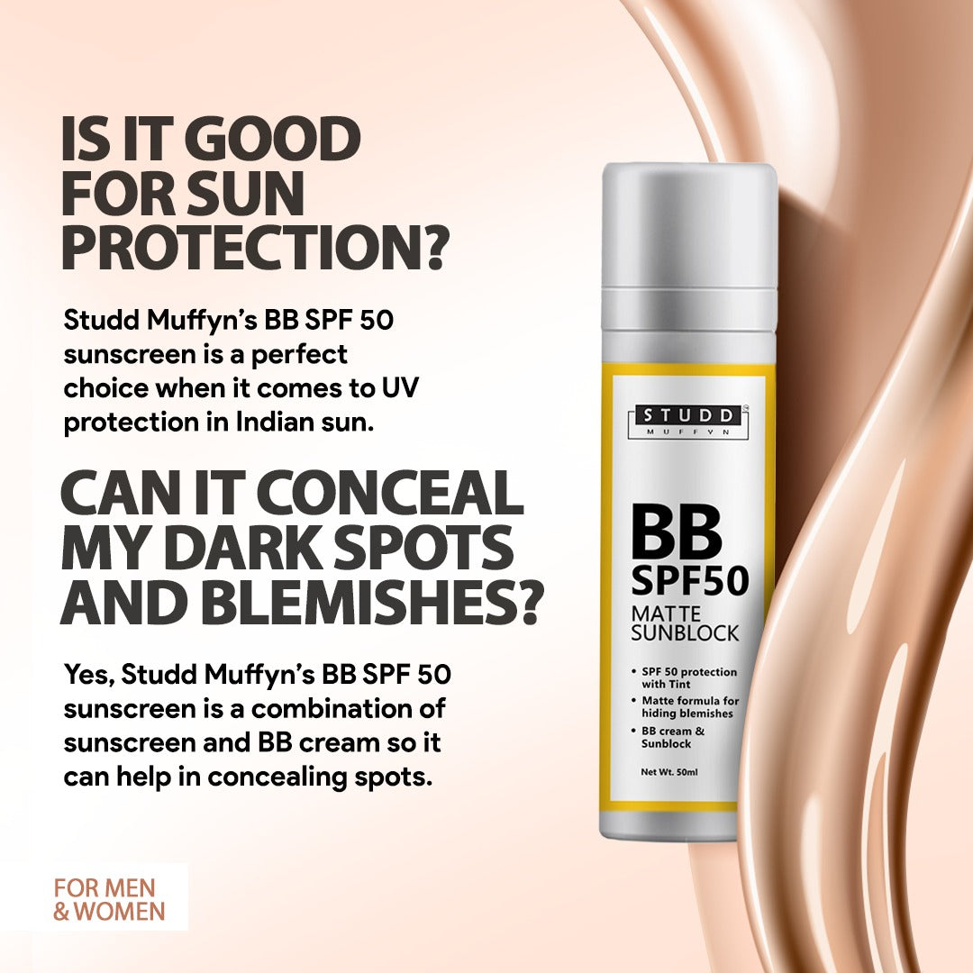 BB SPF 50 sunscreen