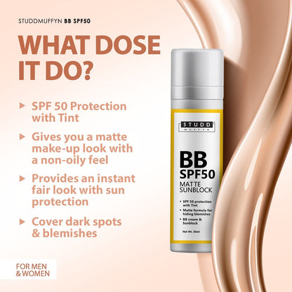 BB SPF 50 sunscreen