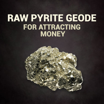 Raw Pyrite Geode Stone