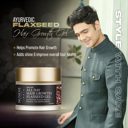 Ayurvedic Flaxseed Hair Gel