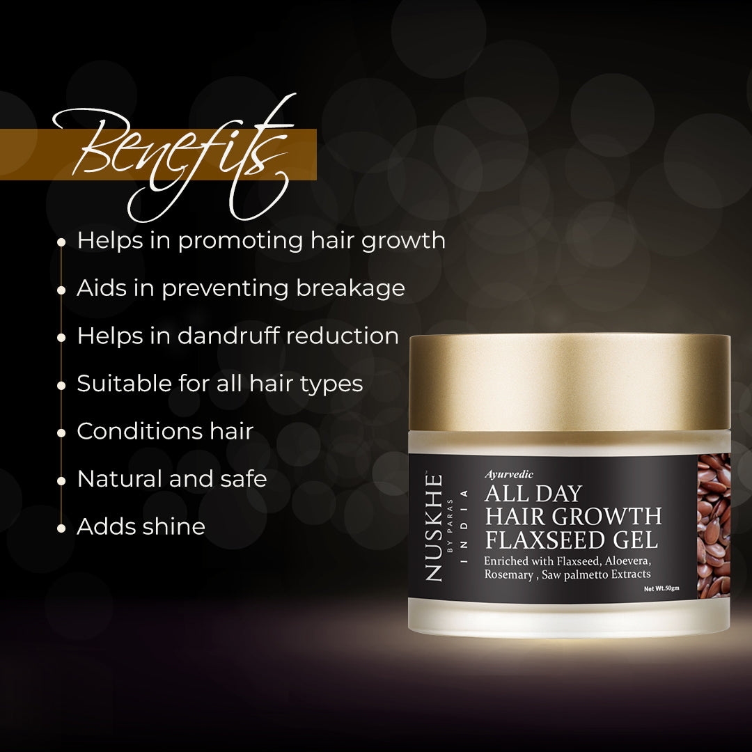 Ayurvedic Flaxseed Hair Gel