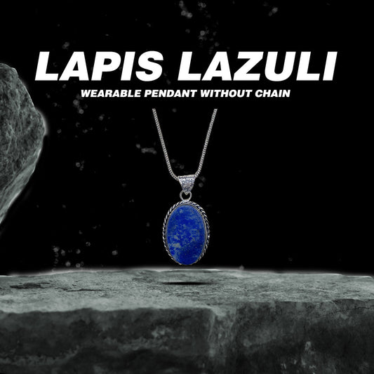 Lapis Lazuli Pendant (Without Chain)