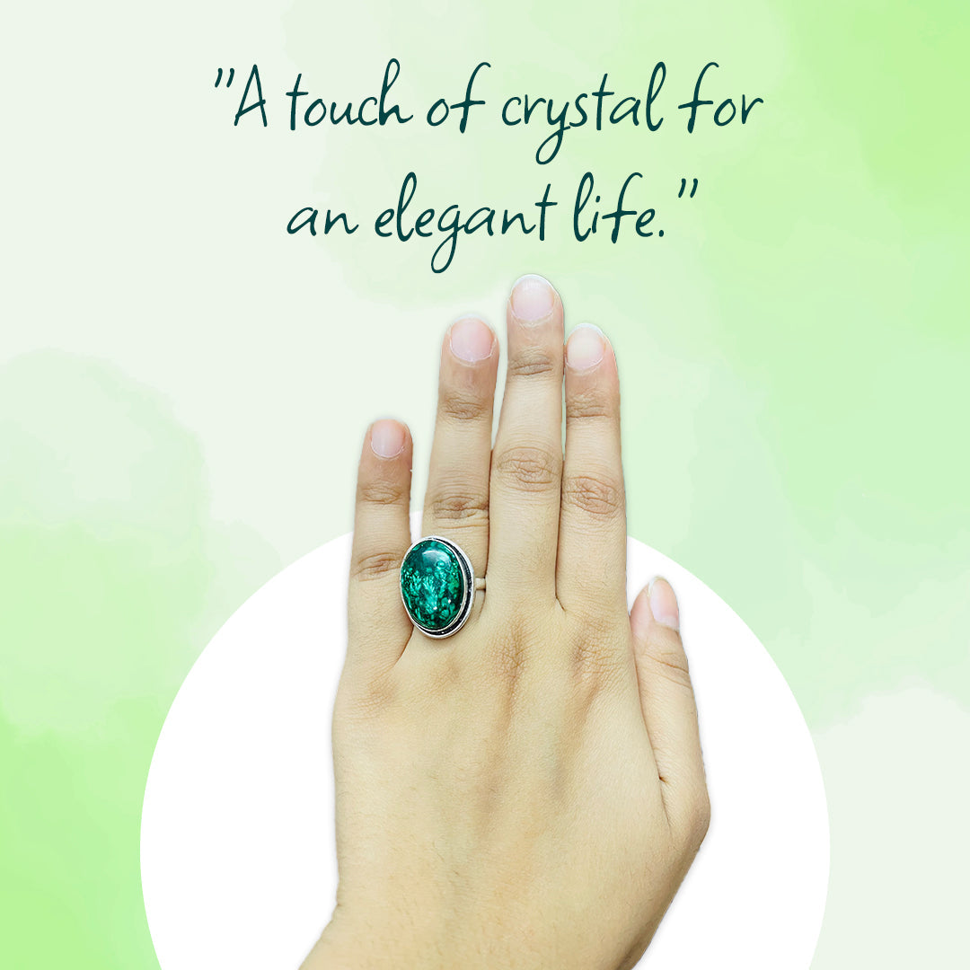 Green Malachite Ring