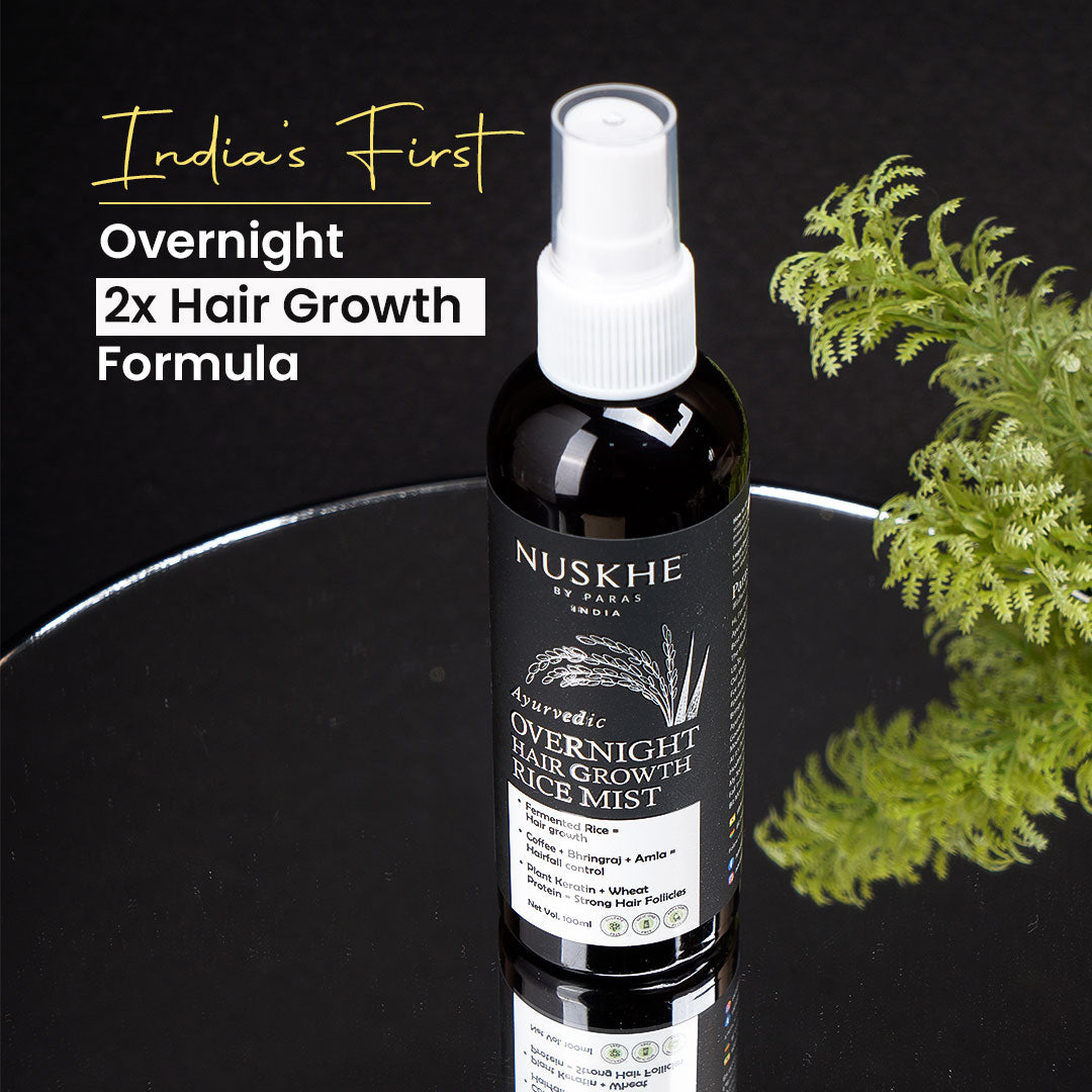 Ayurvedic Overnight Hair Growth Rice Mist