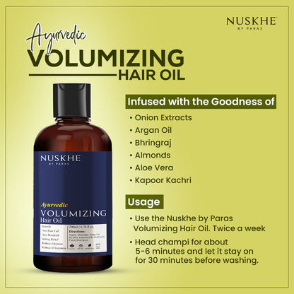 Ayurvedic Volumizing Hair Oil